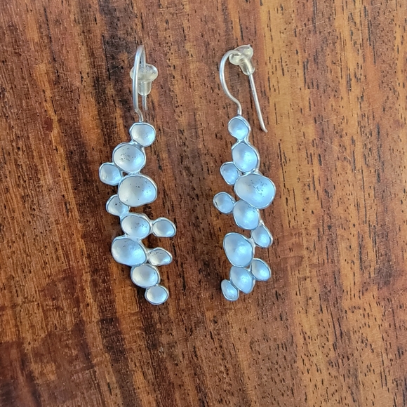 Sterling Silver Sarah Richardson Milkyway Earrings - Picture 2 of 4